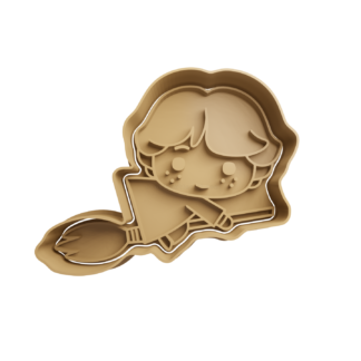 Ron Weasley en su Escoba Cortador de Galletas