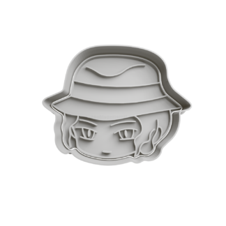 Muzan Kibutsuji Cabeza Cute Cortador de Galletas