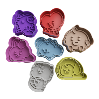 Set BT21 Baby Cortador de Galletas