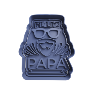 Feliz Día Papá Hipster Cortador de Galletas