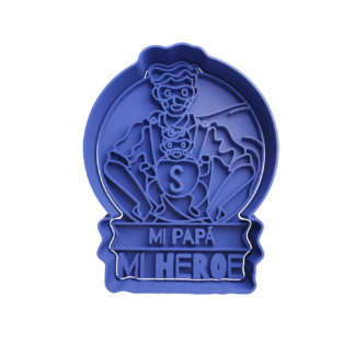 Mi papá Mi Heroe Cortador de Galletas