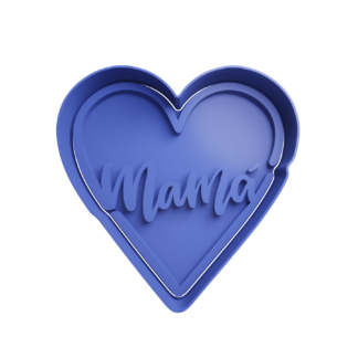 Mamá ❤️ Cortador de Galletas