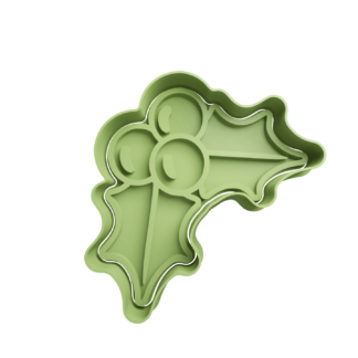 Muérdago de Navidad Cortador de Galletas