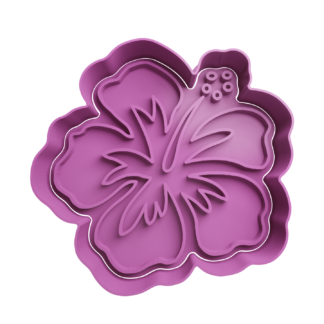 Flor Hawaiana Hibiscus Cortador de Galletas