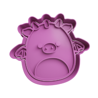 Squishmallows Dakota Dragón Cortador de Galletas