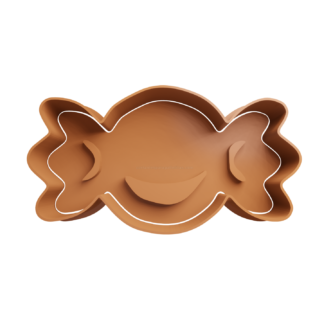 Caramelo dulce o truco Cortador de Galletas STL (Cortante STL Gratis)