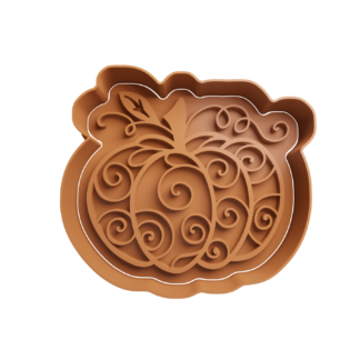 Calabaza con Diseño Cortador de Galletas