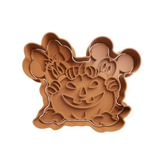 Mickey Minnie Calabaza Cortador de Galletas