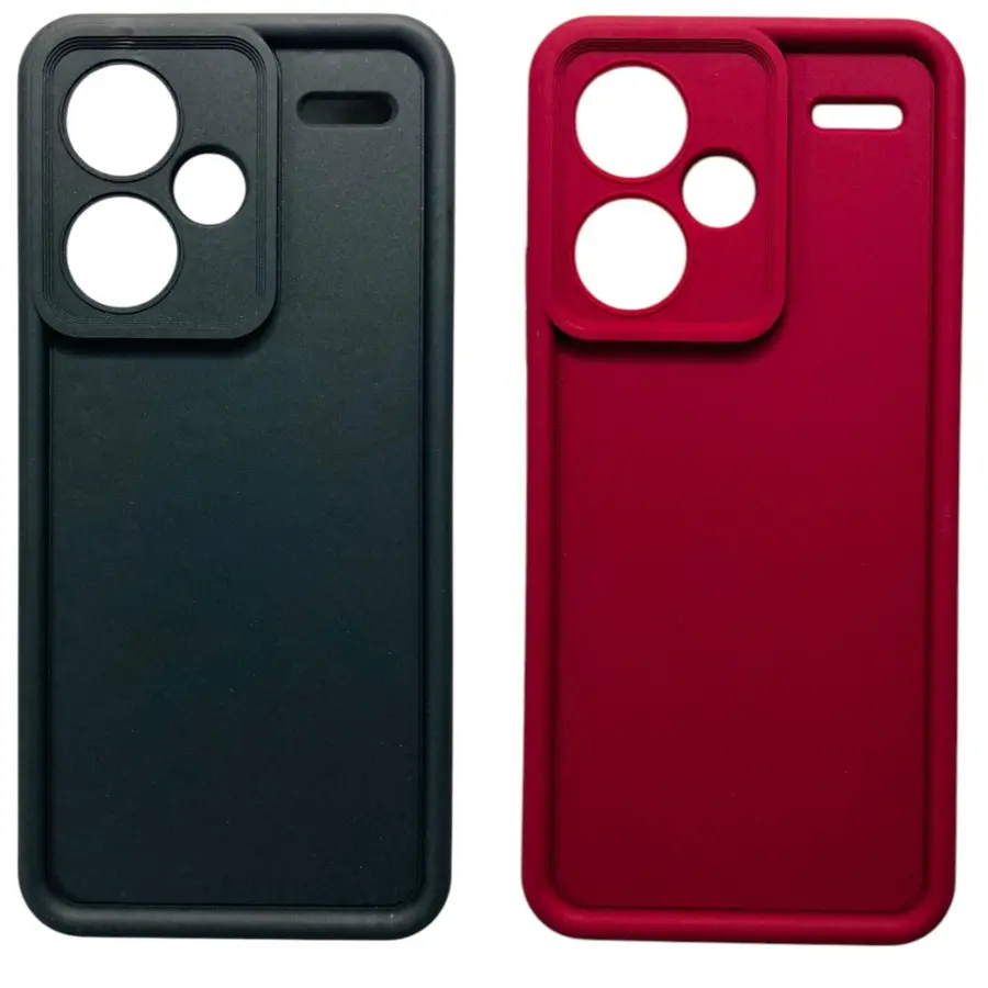 CASE SILK TOUCH (XIAOMI REDMI NOTE 13 PRO) (NEGRO)